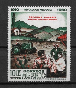 1960 Mexico Sc913 Agriculture Reform MNH