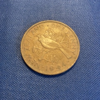 NEW ZEALAND One Penny – 1944