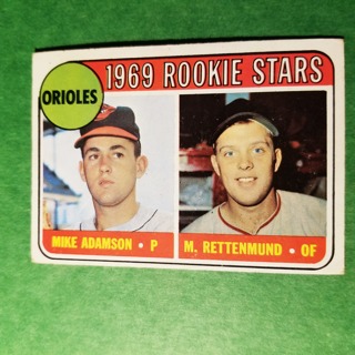 1969 - TOPPS BASEBALL CARD HI NO. 66 - 1969 ROOKIE STARS - ORIOLES