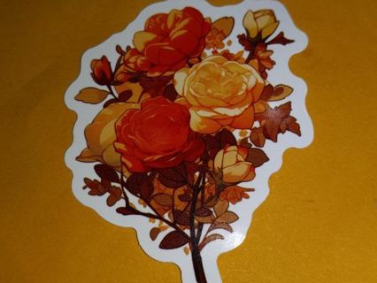 Flower one Cute new vinyl laptop sticker no refunds regular mail only