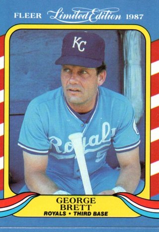 1987 Fleer George Brett Limited Edition