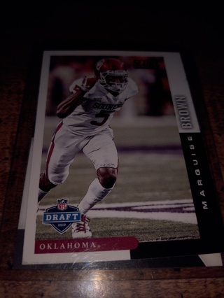 two card lot football Marquise Brown and Sam Ehlinger both rookies 