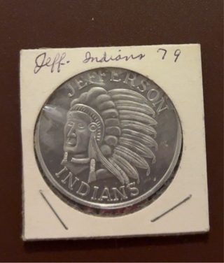 Vintage Uncirculated 1979 Indian Token Coin Rare