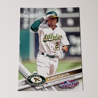 2017 Topps Opening Day #123 Khris Davis Athletics A's L060