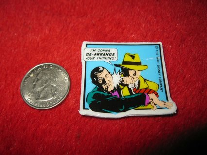 1990 Dick Tracy Movie Refrigerator Magnet: Tracy in Action hitting Big Boy
