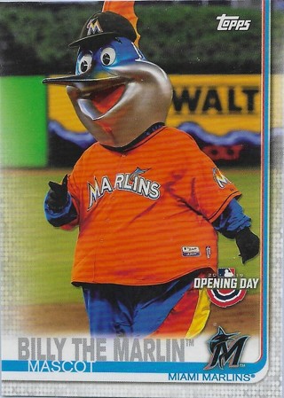 2019 Topps Opening Day Mascots #M18 Billy the Marlin Miami Marlins