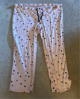 Victoria Secret polka dot sleep pants/ size xl