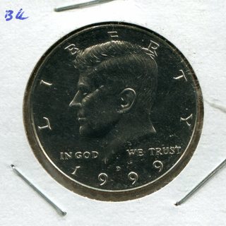 1999 D Kennedy Half Dollar-B.U.