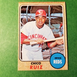 1968 - TOPPS BASEBALL CARD NO. 213 - CHICO RUIZ - REDS