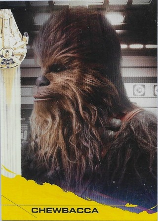 2018 Solo A Star Wars Story Yellow #86 Chewbacca