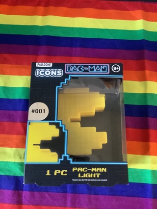 PAC-MAN Light #001 By Icons Batteries Included Like New