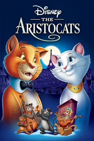 Sale ! "The Aristocats" HD "Vudu or Movies Anywhere" Digital Code