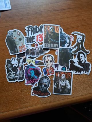 17 Horror Movie Stickers