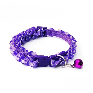 Purple Puppy/Kitten Adjustable Collar