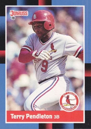 Terry Pendleton 1988 Donruss St. Louis Cardinals