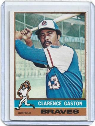 1976 TOPPS CLARENCE GASTON CARD