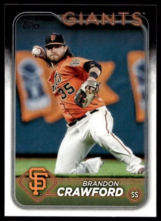 2024 Topps Series 2 Brandon Crawford #416 San Francisco Giants