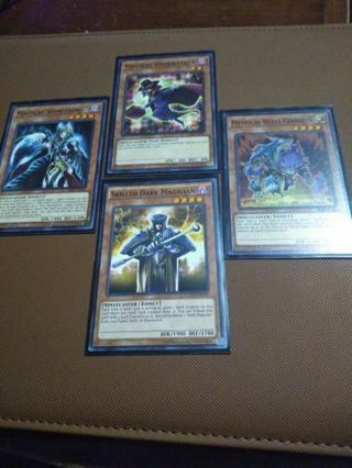 4 Random Yu-Gi-Oh cards