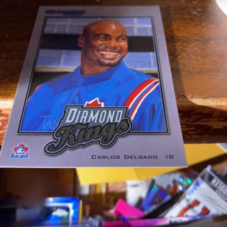 2002 donruss Diamond kings Carlos Delgado baseball card ser num 