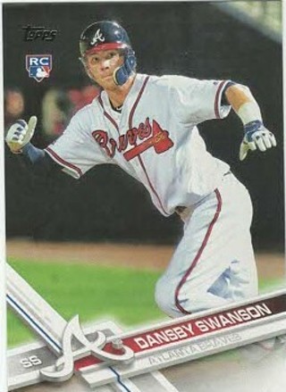 2017 Topps Dansby Swanson RC Chicago Cubs (Braves RC) #87!