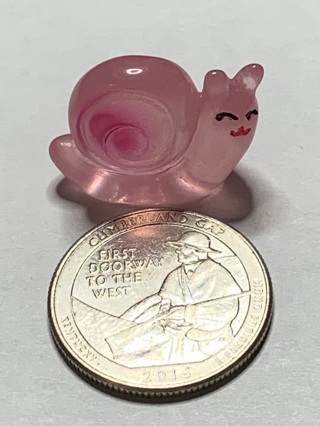 SNAIL~#12~PINK~1 SNAIL ONLY~GLOW IN THE DARK~FREE SHIPPING!