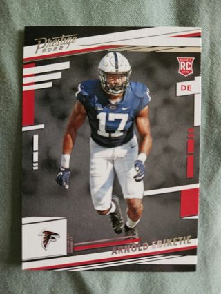 2022 Panini Prestige Rookie Arnold Ebiketie