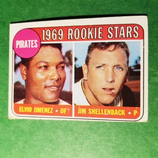 1969 - TOPPS BASEBALL CARD HI NO. 567 - 1969 ROOKIE STARS - PIRATES