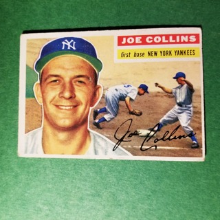 1956 - TOPPS BASEBALL - CARD NO. 21  - JOE COLLINS - YANKEES