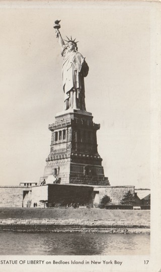 Vintage Unused Postcard: d: Statue of Liberty, NYC, NY