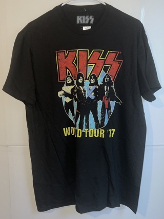Brand New Mens KISS T Shirt Large Size Is Large