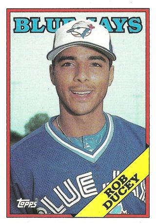 Rob Ducey 1988 Topps Toronto Blue Jays