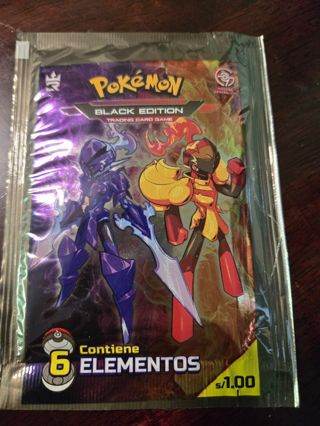 2024 black edition pokemon cards. From peru.