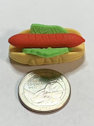 RUBBER ERASER~MOST HAVE REMOVABLE PARTS~#45~1 ERASER ONLY~PLEASE READ DESCRIPTION~FREE SHIPPING!