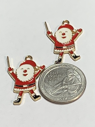 CHRISTMAS CHARMS~#4~SET OF 2 CHARMS~SET 2~FREE SHIPPING!