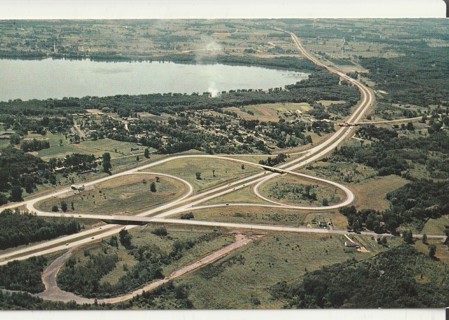 Vintage Unused Postcard: x: New York State Throughway