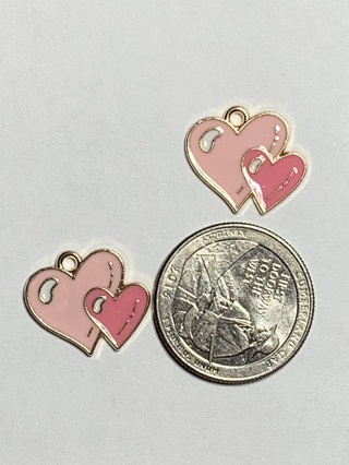 ♥♥VALENTINE’S DAY CHARMS~#26~SET 3~SET OF 2 CHARMS~FREE SHIPPING ♥♥