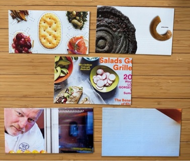 5 Food Related - Themed Envelopes Heavyweight  