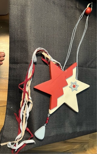 Wooden Star Decoration 