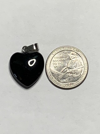 ♡HEALING STONE CHARM~#5~HEART-SHAPED~1 CHARM ONLY~FREE SHIPPING♡