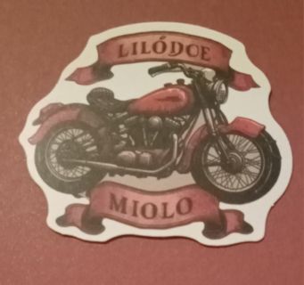 Motorcycle vending sticker #4