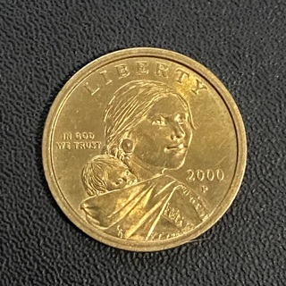 2000 P Sacagawea Golden Dollar Coin!