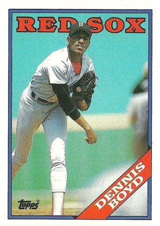 Dennis Boyd 1988 Topps Boston Red Sox