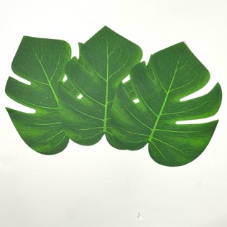 Green Faux Monstera Leaf Leaves Artificial Plant 