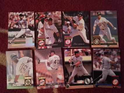 8 card baseball lot insert