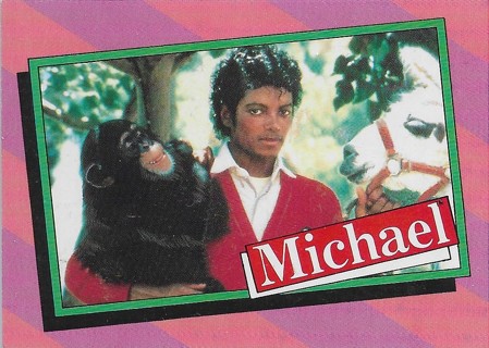 1984 Topps Michael Jackson #11 Michael Jackson's runaway hit