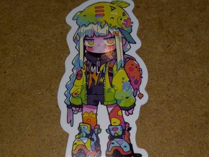 Anime Cute nice 1⃣ vinyl sticker no refunds regular mail only Very nice quality!