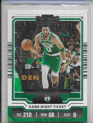 Jayson Tatum 2023-24 Contenders Game Night Ticket #16