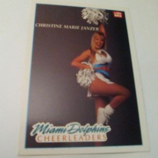 Miami Dolphins Cheerleader Trading Card Read description before Bidding