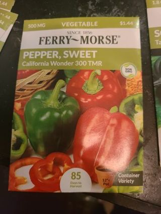 Sweet pepper seeds
