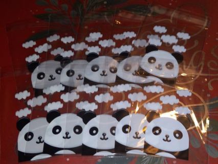 Panda Cello bags 10 pc 7×3 cm no refunds regular mail only high quality!